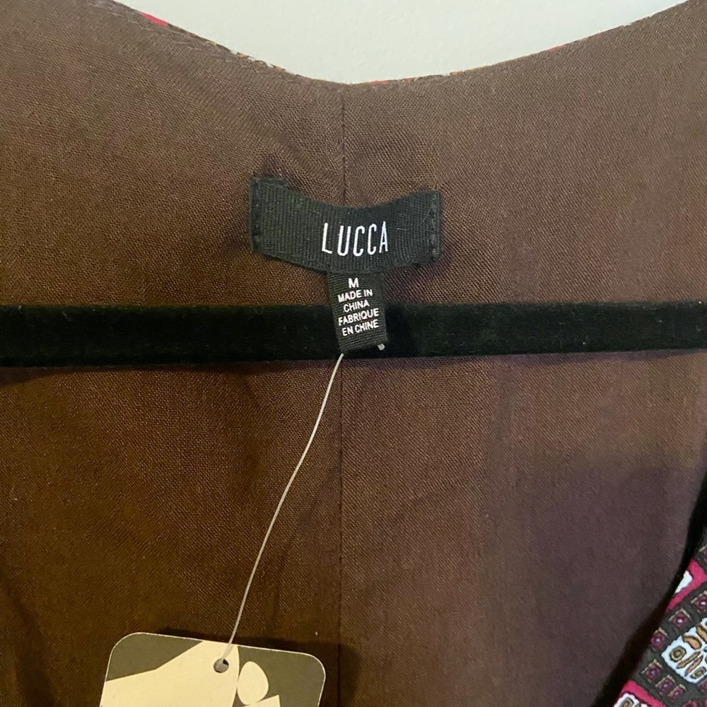 NWT Urban Outfitters Lucca Patterned Romper - Picture 6 of 8